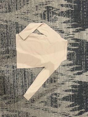 Dudley Stephens Cream Cowl/Turtleneck Sweater